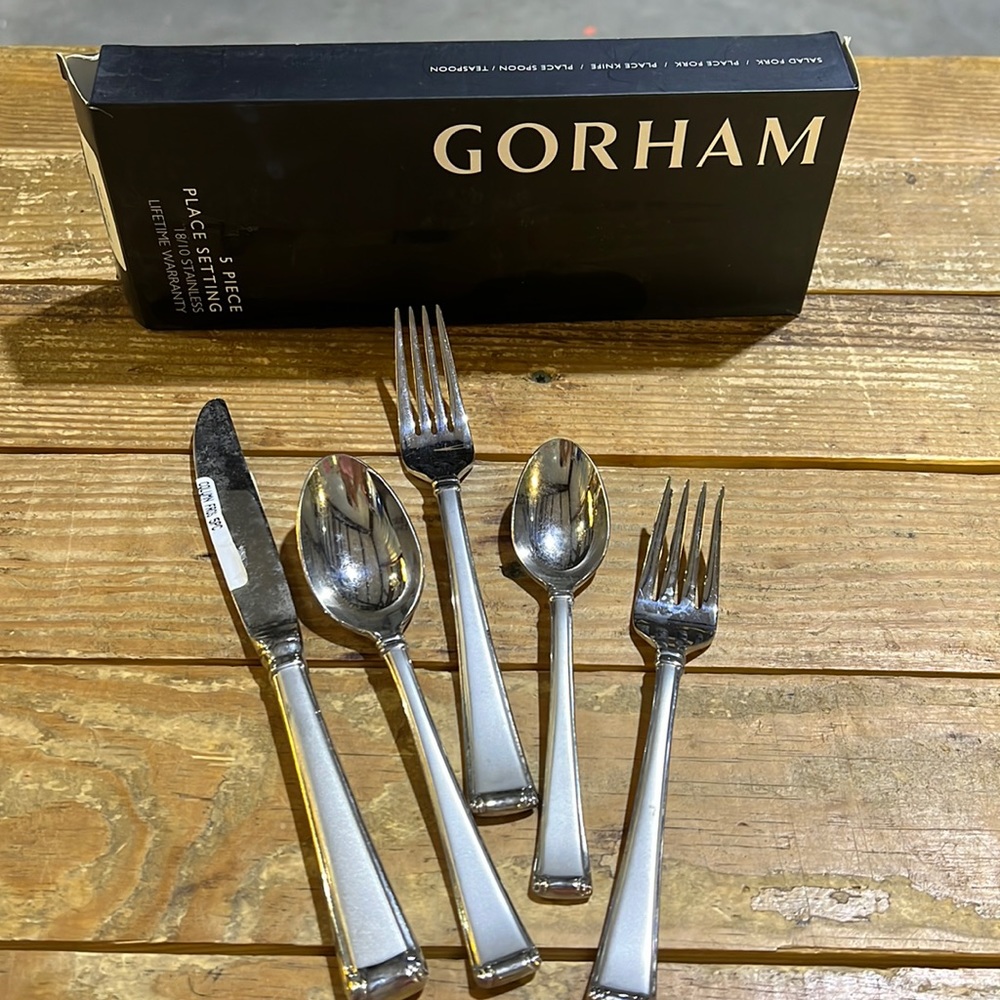 Gorham 5 piece place setting.